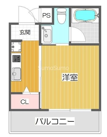 桜川駅 徒歩7分 9階の物件間取画像